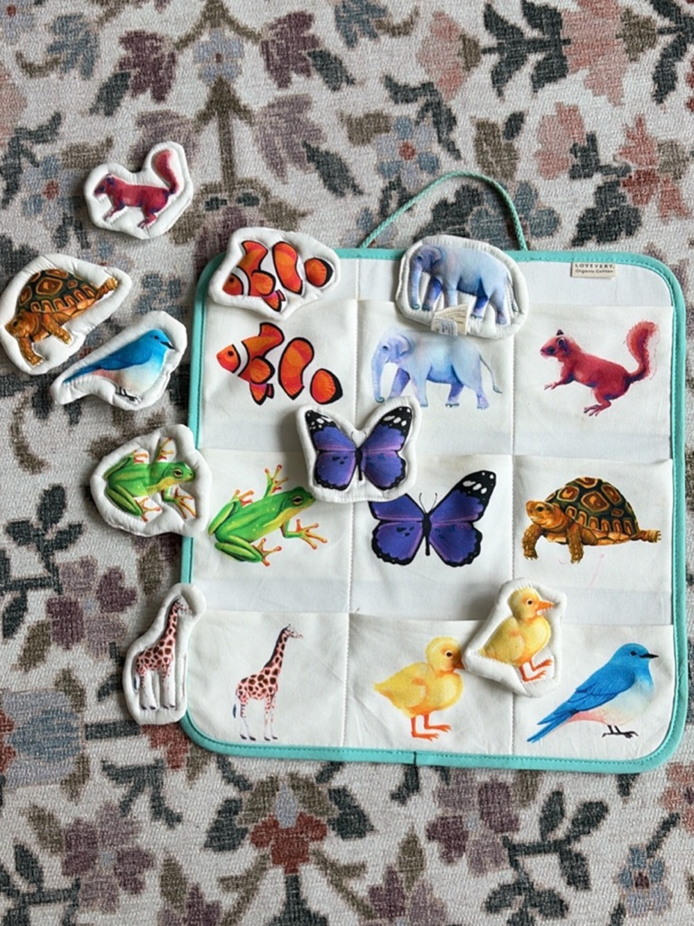 Lovevery Quilted Critter Pockets